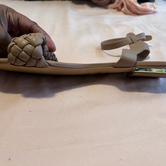 Aldo flats. Size 11. Never worn outside. These are cut wide. Ankle strap with - Picture 6 of 7